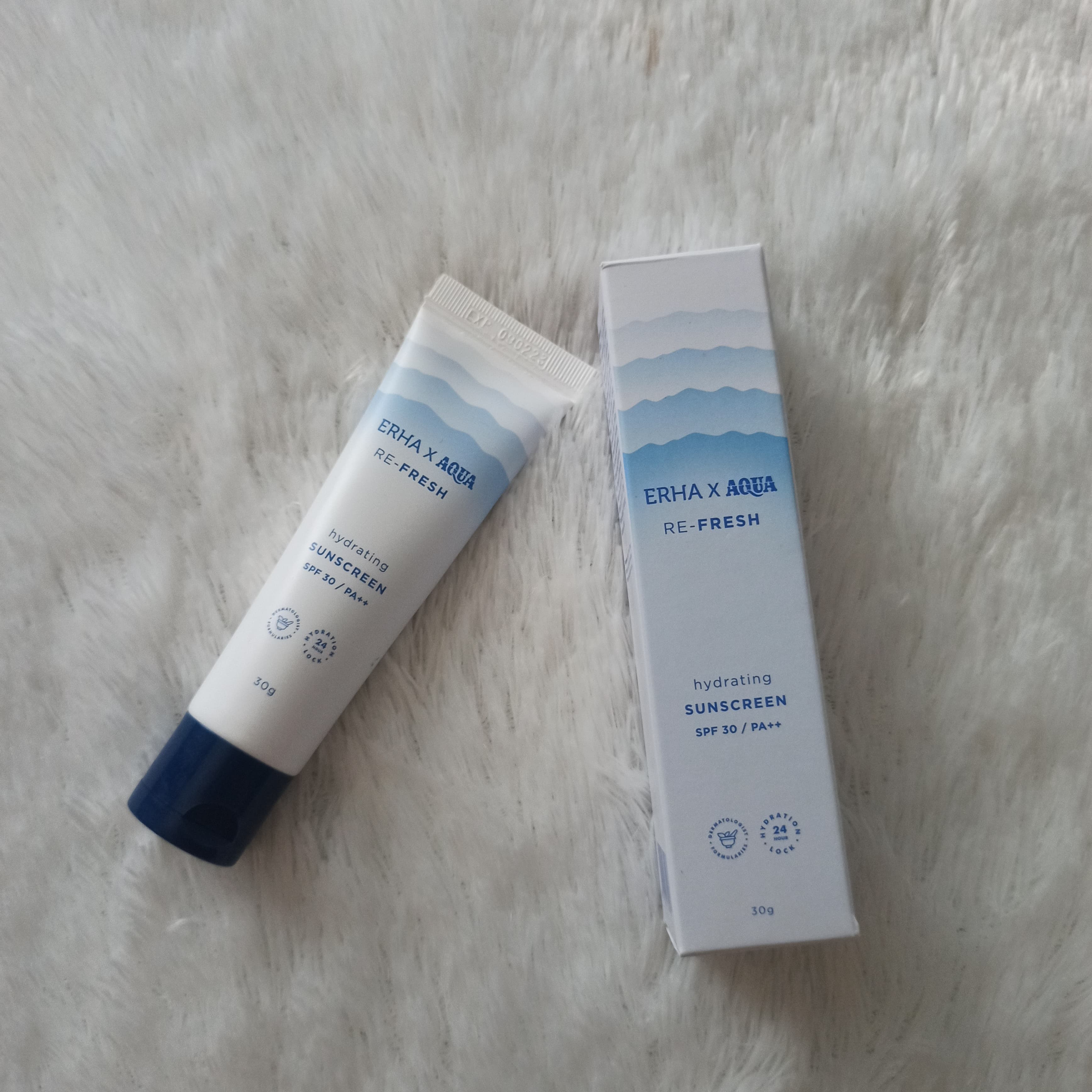 erha x aqua sunscreen review