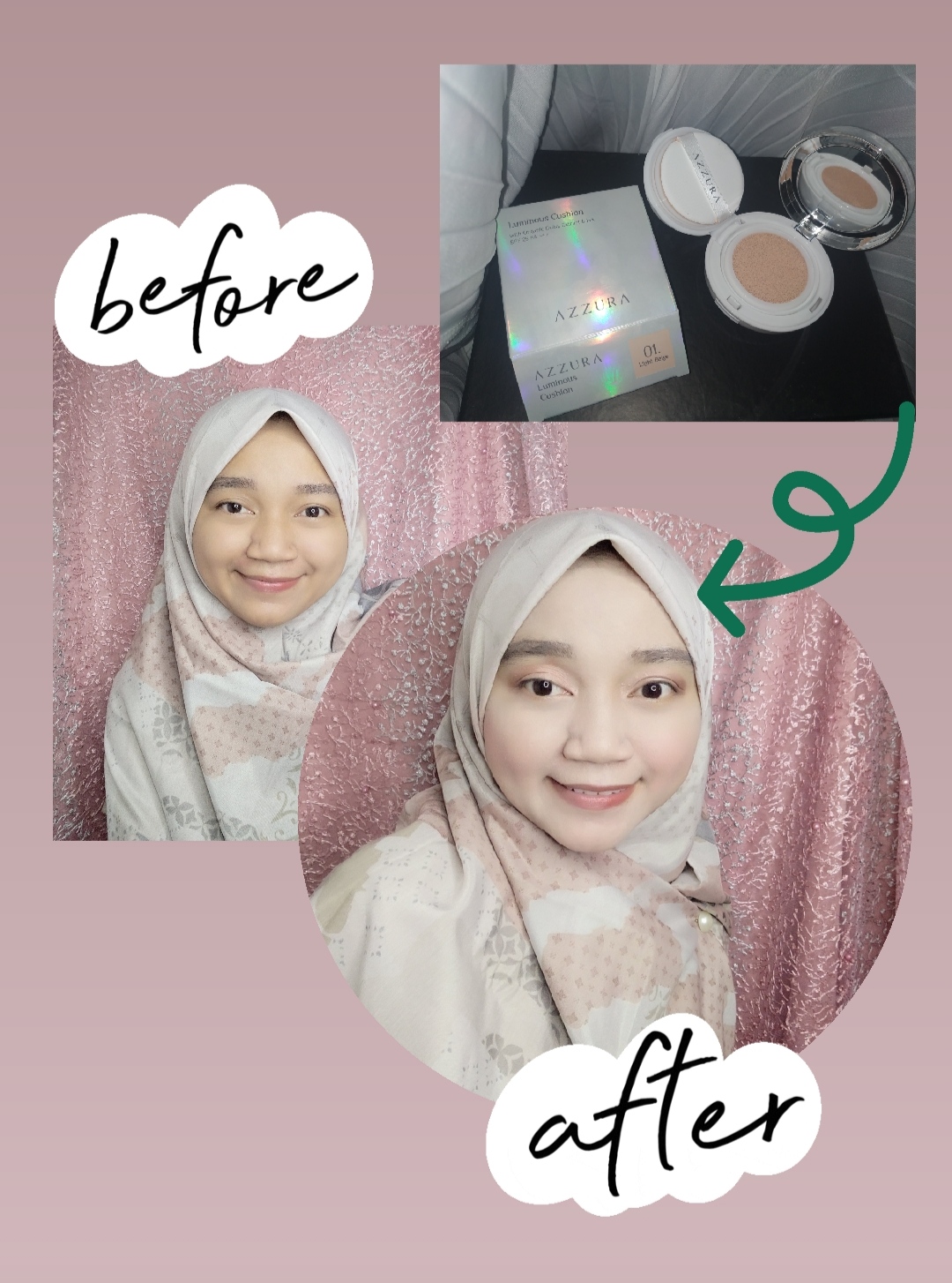 Azzura Luminous Cushion