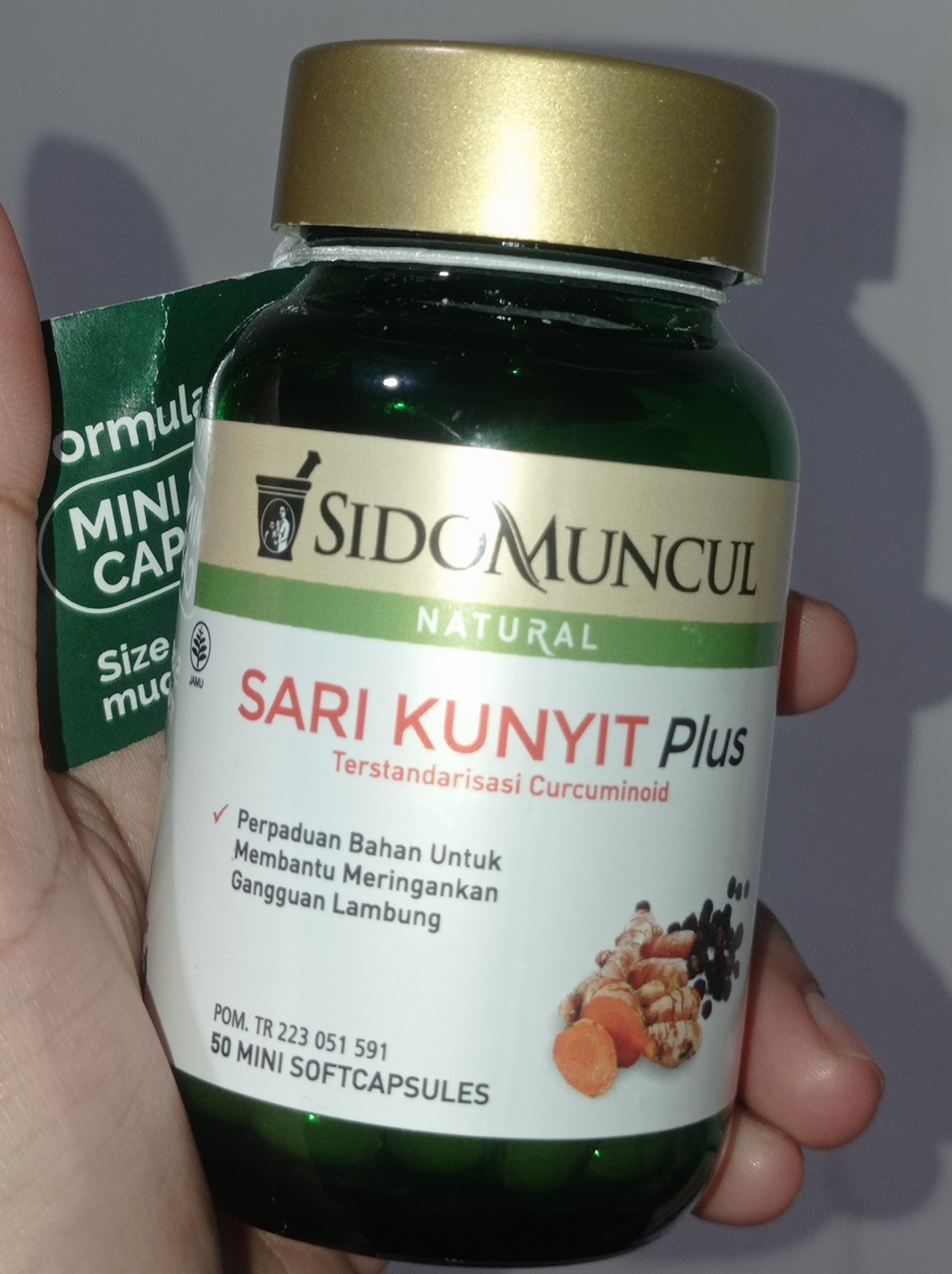 Sidomuncul Natural Sari Kunyit Plus 3700