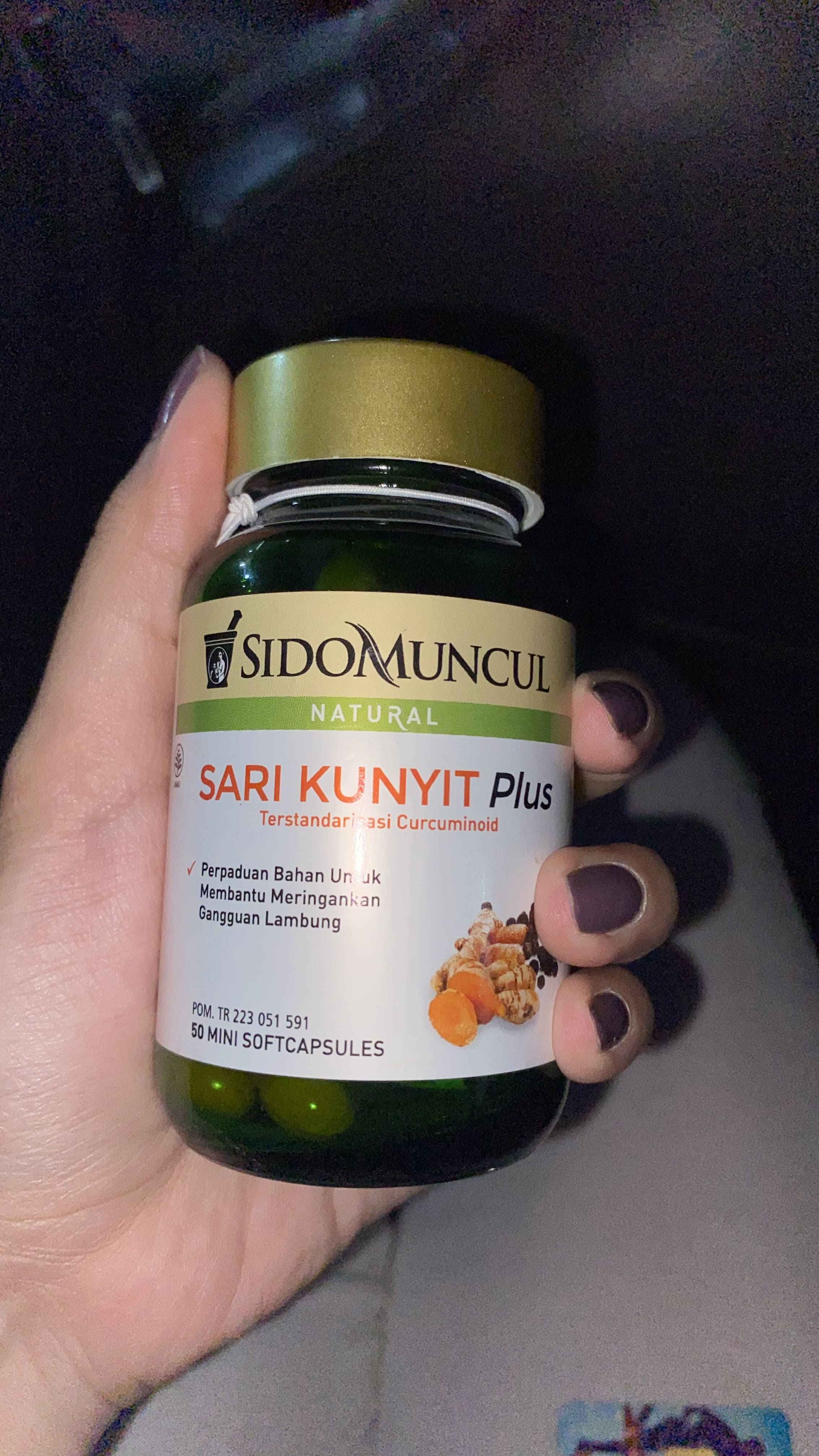 Sidomuncul Natural Sari Kunyit Plus 9307