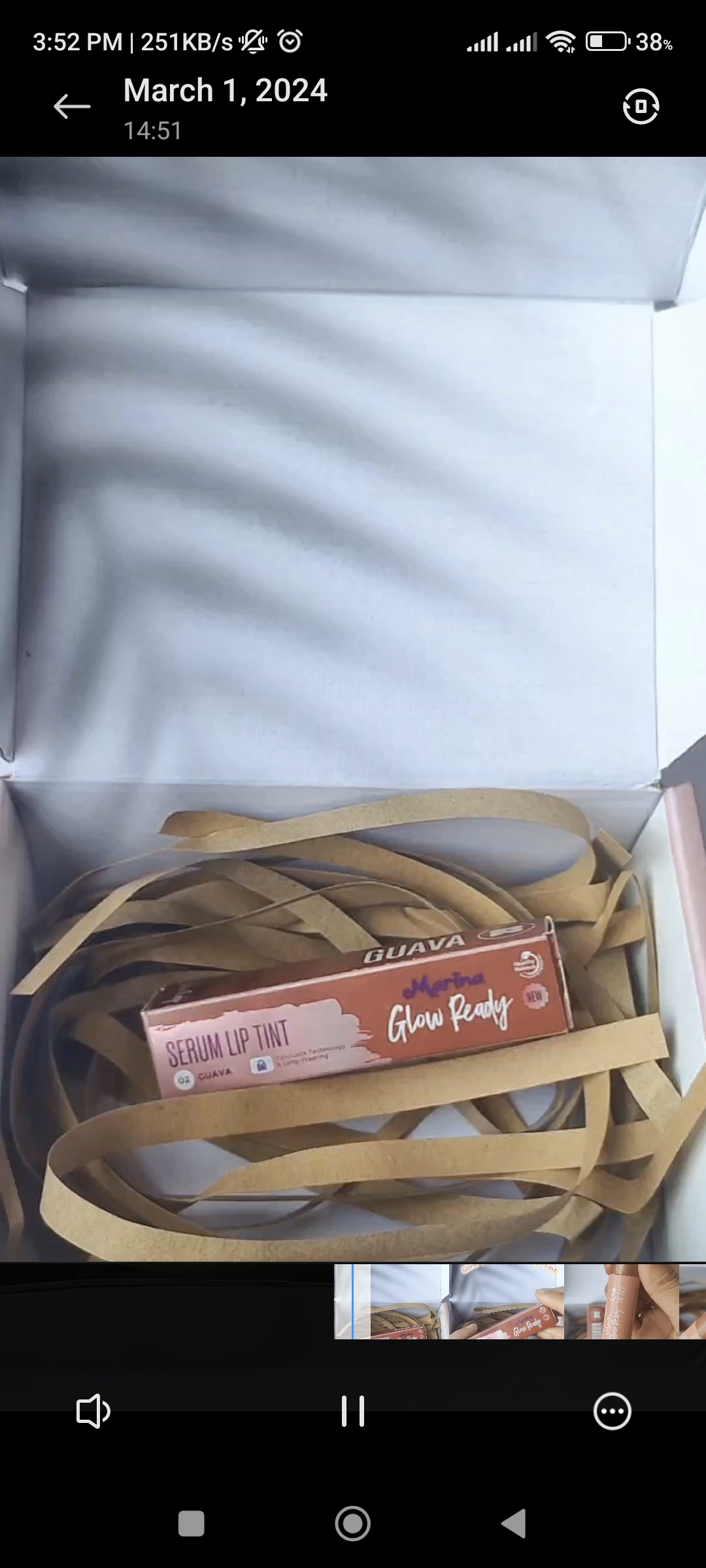 Marina Glow ready serum lip tint