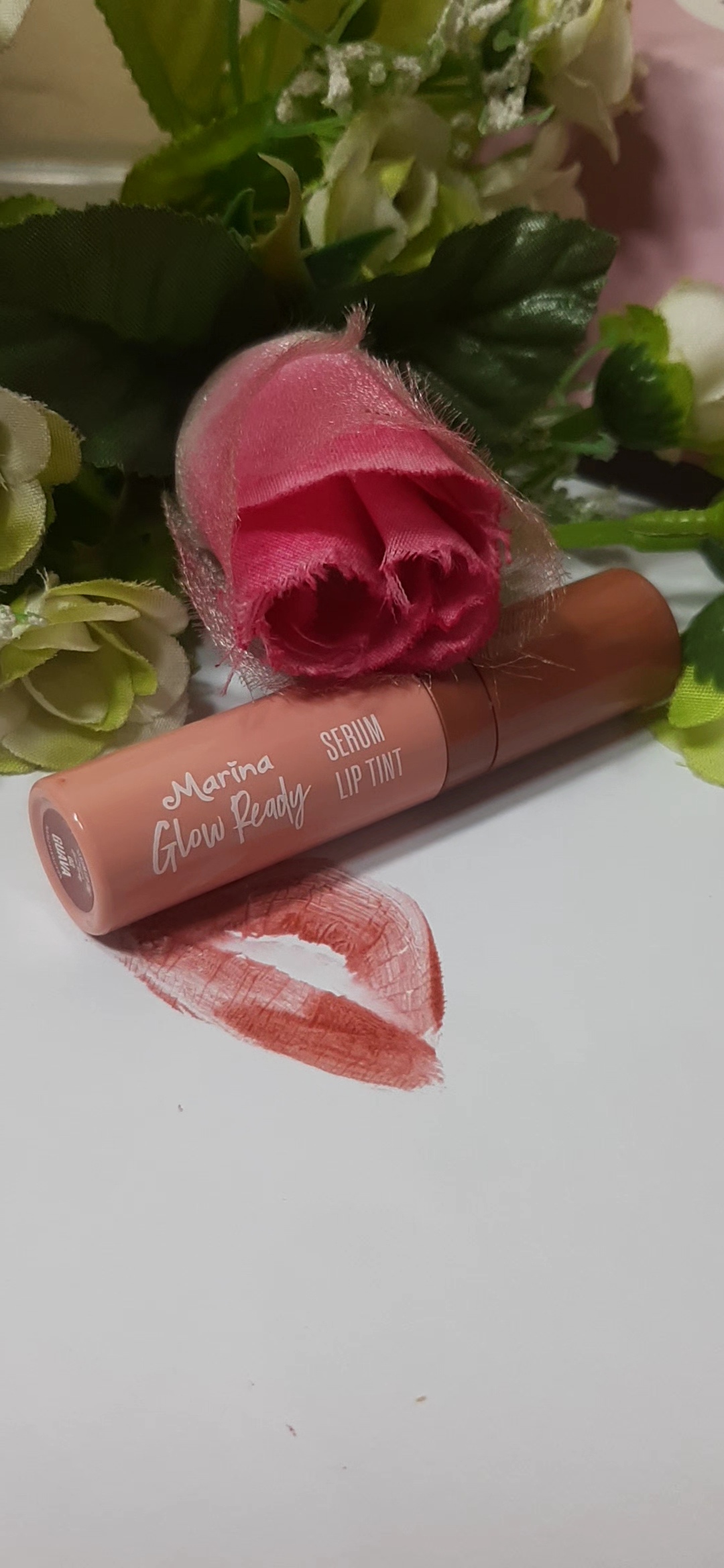 Marina glow ready lip tint serum